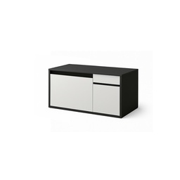 [BPRD-DEEP] Meuble de retour Droite DEEP (White/Anthracite)